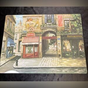 Vogue Cafe “ Village Square” Glass Kitchen Cutting Board